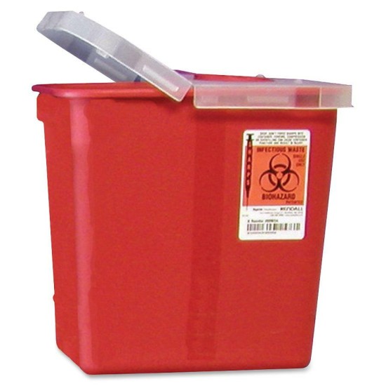 CONTAINER,SHARPS,W/LID,8QT