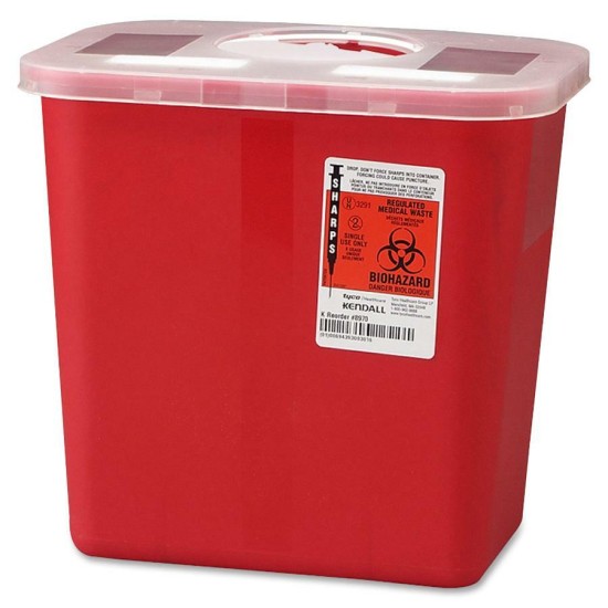 CONTAINER,SHARPS,ROTOR,2GAL