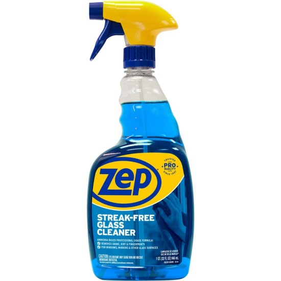 CLEANER,GLASS,ZEP,32OZ.