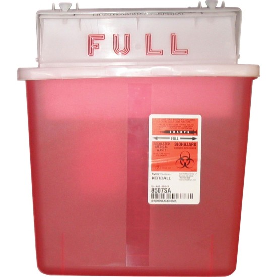 CONTAINER,SHARPS,INROOM,5QT