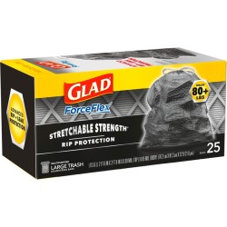 BAGS,FRCEFLX,30GAL,25CT,BLK BAGS,FRCEFLX,30GAL,25CT,BLK