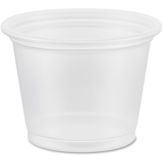 CUP,PLASTIC,CLR,1OZ