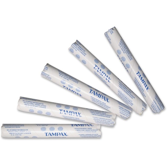 TAMPONS,TAMPAX,IN VEND TUBE