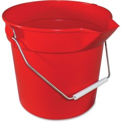 BUCKET,10QT,DELUXE,RED BUCKET,10QT,DELUXE,RED