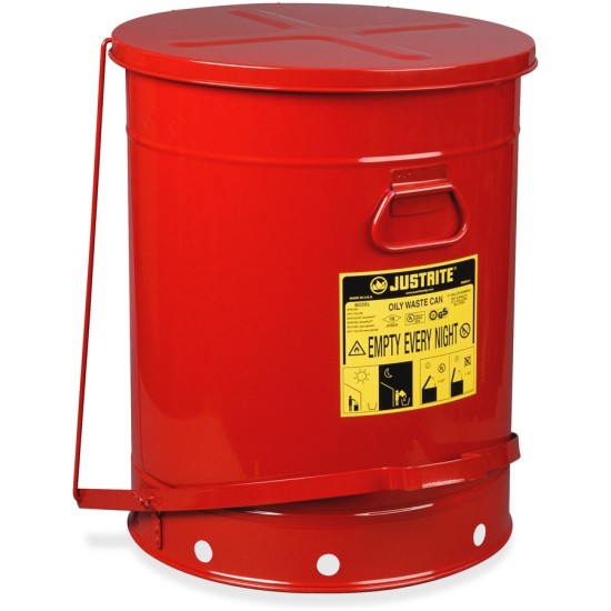 CAN,WASTE,W/ LEVER,21GAL