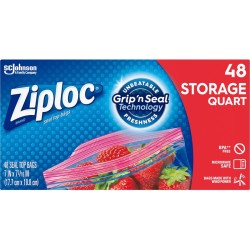 BAG,STORAGE,ZIPLOC,QRT,48 BAG,STORAGE,ZIPLOC,QRT,48