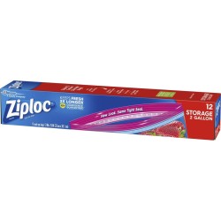 BAG,STORAGE,2-GAL,ZIPLOC,12 BAG,STORAGE,2-GAL,ZIPLOC,12