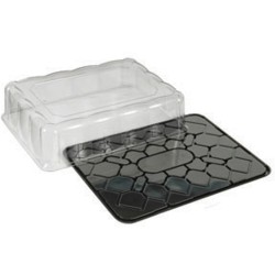 TRAY, CLEAR, SHEET CAKE, COMBO