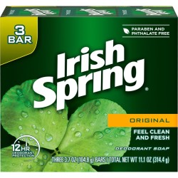 SOAP,BAR,IRISH SPRNG,3.75OZ SOAP,BAR,IRISH SPRNG,3.75OZ
