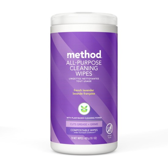 WIPES,CLEANING,LAVENDER,70