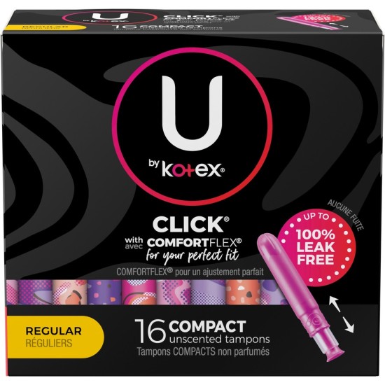 U by Kotex Compact Tampons Re 16 Ct