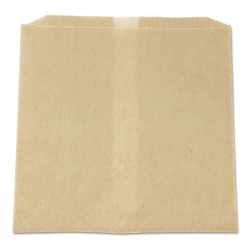 Waxed Napkin Receptacle Liners, 8.5" X 8", Brown, 500/carton