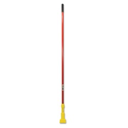 Gripper Fiberglass Mop Handle, 60", Red/yellow