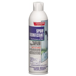 Champion Sprayon Spray Disinfectant, 16.5 Oz Aerosol Spray, 12/carton