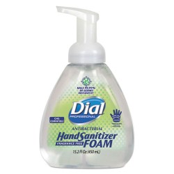 Antibacterial Foam Hand Sanitizer, 15.2 Oz Pump Bottle, Fragrance-Free, 4/carton
