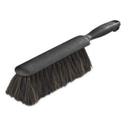 Counter/radiator Brush, Horsehair Blend, 8" Brush, 5" Handle, Black