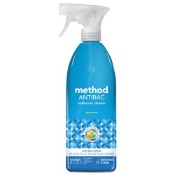 Antibacterial Spray, Bathroom, Spearmint, 28 Oz Spray Bottle