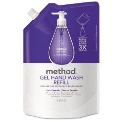 Gel Hand Wash Refill, French Lavender, 34 Oz Pouch