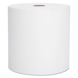 Essential High Capacity Hard Roll Towel, 1.5" Core 8 X 1000ft, White,12 Rolls/ct