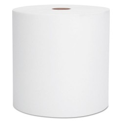 Essential High Capacity Hard Roll Towel, 1.5" Core, 8 X 1000 Ft, Recycled, White, 6/carton