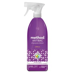 Antibac All-Purpose Cleaner, Wildflower, 28 Oz Spray Bottle, 8/carton