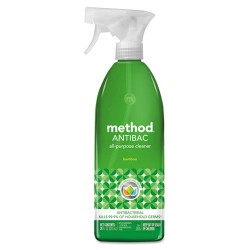 Antibac All-Purpose Cleaner, Bamboo, 28 Oz Spray Bottle, 8/carton