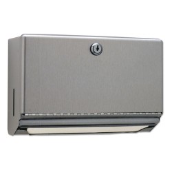 Surface-Mounted Paper Towel Dispenser, 10.75 X 4 X 7.06, Stainless Steel