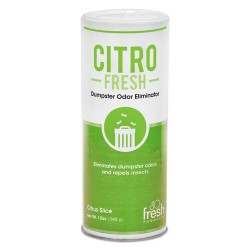 Citro Fresh Dumpster Odor Eliminator, Citronella, 12 Oz Canister, 12/carton