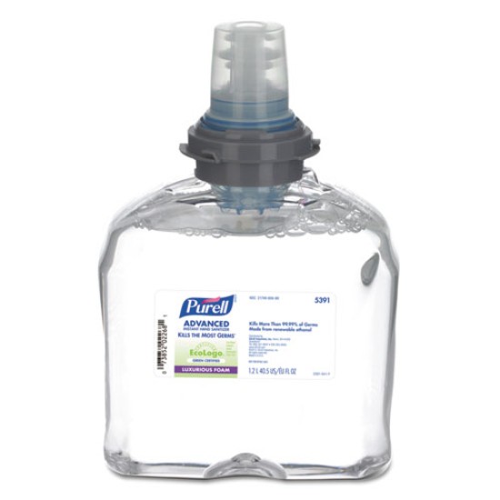 Green Certified Tfx Refill Advanced Foam Hand Sanitizer, 1,200 Ml, Fragrance-Free