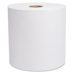 Select Hardwound Roll Towels, White, 7.88" X 800 Ft, 6/carton