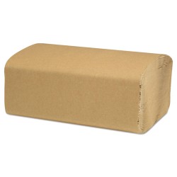 Select Folded Paper Towels, Single-Fold, Natural, 9 X 9.45, 250/pack, 16/carton