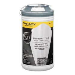 Disinfecting Multi-Surface Wipes, 7 1/2 X 5 3/8, 200/canister