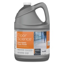 Floor Science Easy Apply Floor Finish, Ammonia Scent, 1 Gal Container, 4/carton