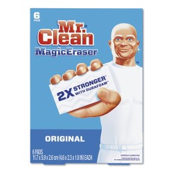 Magic Eraser, 2.3 X 4.6, 1" Thick, White, 6/pack