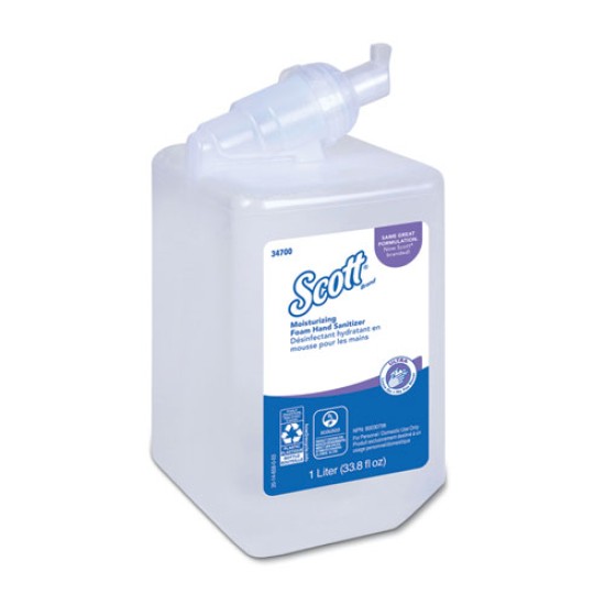 Control Super Moisturizing Foam Hand Sanitizer, 1,000 Ml Refill, Unscented, 6/carton