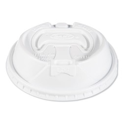 Optima Reclosable Lids For Paper Hot Cups, Fits 10 Oz To 24 Oz Cups, White, 1,000/carton