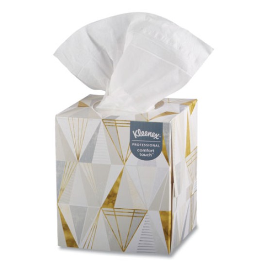 Boutique White Facial Tissue, 2-Ply, Pop-Up Box, 95 Sheets/box, 3 Boxes/pack