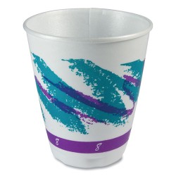CUP,8OZ,JAZZ,FOAM,100/ CUP,8OZ,JAZZ,FOAM,100/