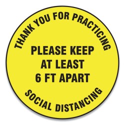 SIGN,SOCIAL DISTANCE 17IN SIGN,SOCIAL DISTANCE 17IN