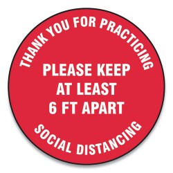 SIGN,SOCIAL DISTANCE 12IN SIGN,SOCIAL DISTANCE 12IN