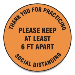SIGN,SOCIAL DISTANCE 12IN SIGN,SOCIAL DISTANCE 12IN