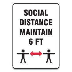 SIGN,SOCIAL DISTANCE 10X7 SIGN,SOCIAL DISTANCE 10X7