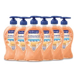 Antibacterial Hand Soap, Crisp Clean, 11.25 Oz Pump Bottle, 6/carton