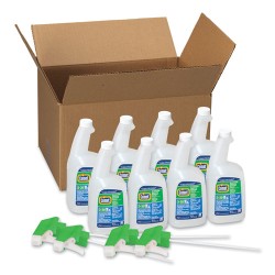 Disinfecting-Sanitizing Bathroom Cleaner, 32 Oz Trigger Spray Bottle, 8/carton