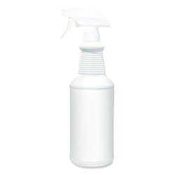 Water Only Spray Bottle, 32 Oz, White, 12/carton