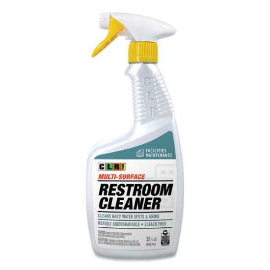 Restroom Cleaner, 32 Oz Pump Spray, 6/carton