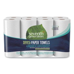100% Recycled Paper Kitchen Towel Rolls, 2-Ply, 11 X 5.4 Sheets, 156 Sheets/rl, 32rl/ct