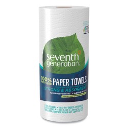 100% Recycled Paper Kitchen Towel Rolls, 2-Ply, 11 X 5.4 Sheets, 156 Sheets/rl, 24 Rl/ct