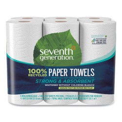 100% Recycled Paper Kitchen Towel Rolls, 2-Ply, 11 X 5.4 Sheets, 140 Sheets/rl, 24 Rl/ct