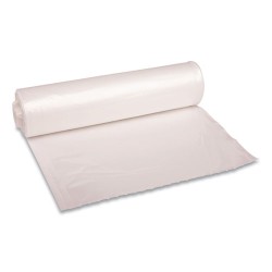 Low Density Repro Can Liners, 33 Gal, 1.1 Mil, 33" X 39", Clear, 10 Bags/roll, 10 Rolls/carton